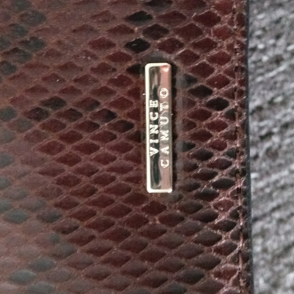 🆕 HTF Vince Camuto - "Kenni" Ombre Snakeskin Print Satchel w/Square Hand - Picture 2 of 13